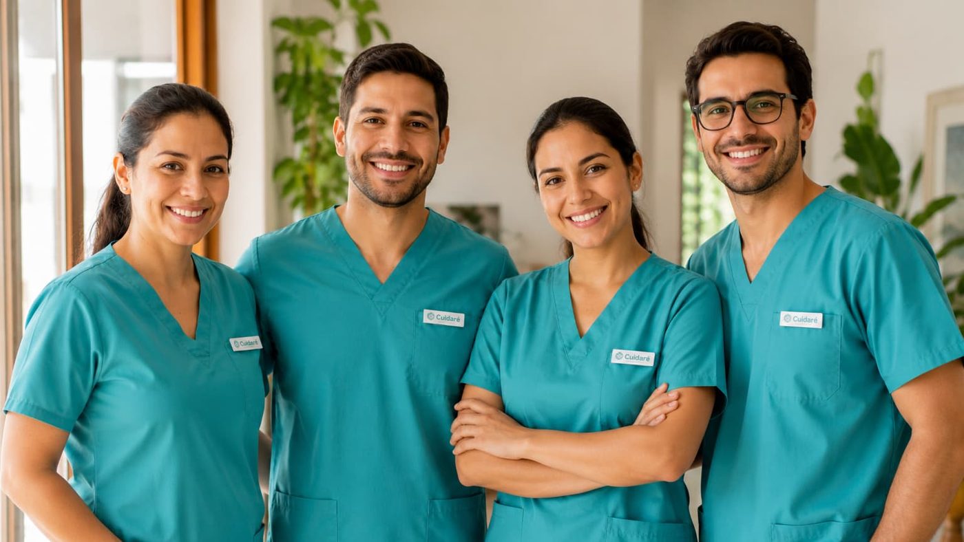 Equipo de enfermería de Cuidaré